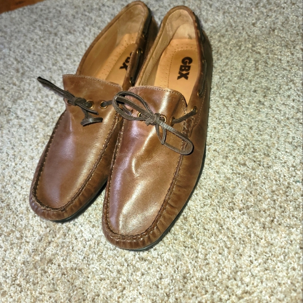 Mens Gbx Brown Loafers Size 8